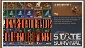 Wow..!! Murah Fragment Behemoth di Toko State Of Survival
